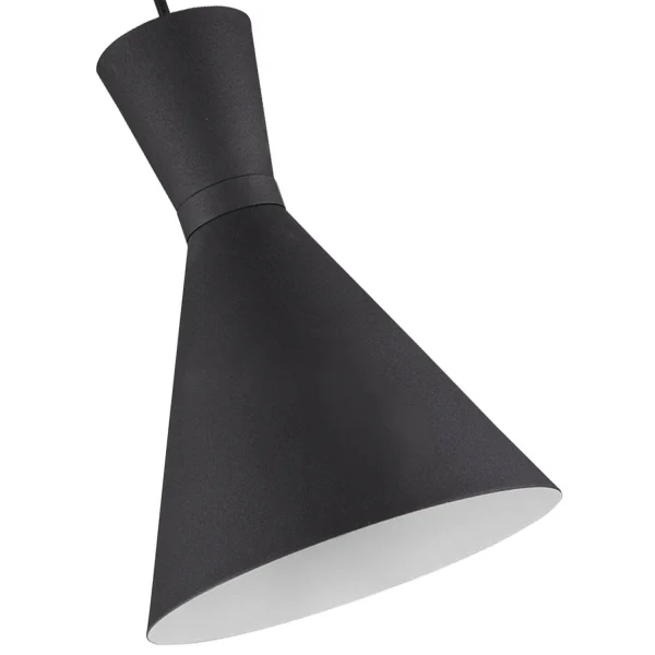 LÂMPADA DO TECTO CINTIA METAL PRETO E27