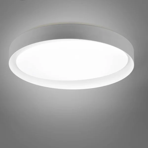 LUZ DE TECTO LED BENTON 24W REGULÁVEL CINZENTA