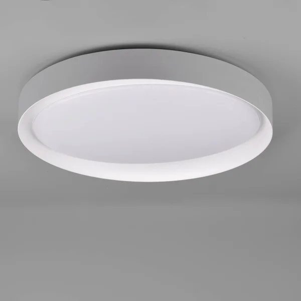 LUZ DE TECTO LED BENTON 24W REGULÁVEL CINZENTA