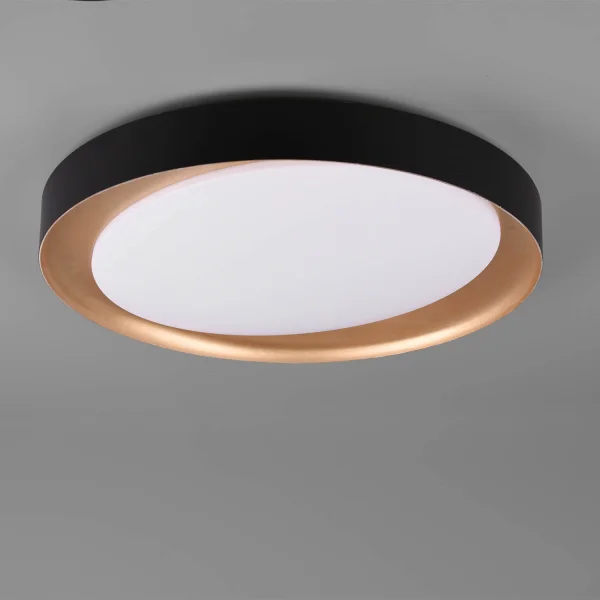 LUZ DE TECTO LED BENTON 24W REGULÁVEL PRETO