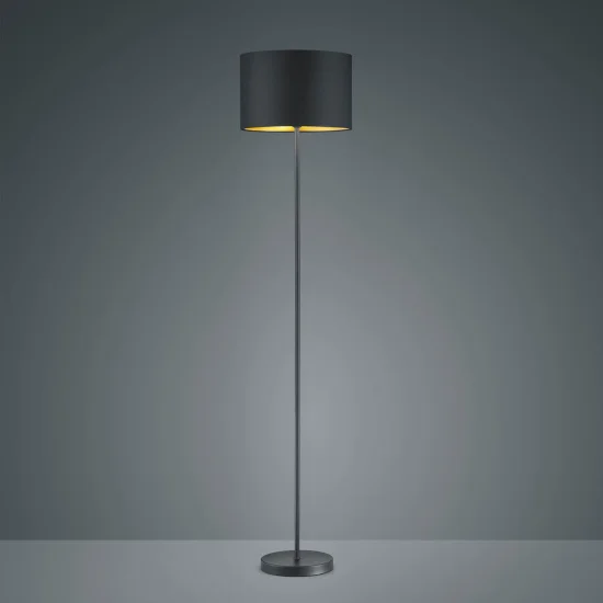 LÂMPADA DE PISO MIDDLETON PRETO E27 2
