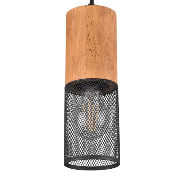 CANDEEIRO DE TETO 1 LUZ METAL PRETO E27 MILLER