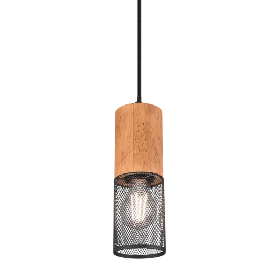 CANDEEIRO DE TETO 1 LUZ METAL PRETO E27 MILLER