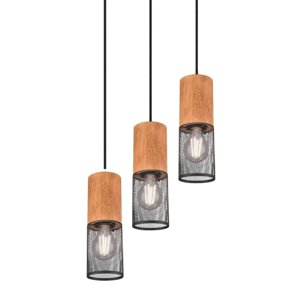 CANDEEIRO DE TETO 3 LUZES DE METAL PRETO E27 MILLER CANDEEIRO DE TETO 3 LUZES DE METAL PRETO E27 MILLER