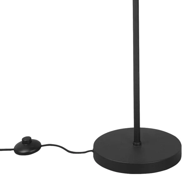 CANDEEIRO DE PÉ 3 LUZES METAL PRETO E14 MILLER