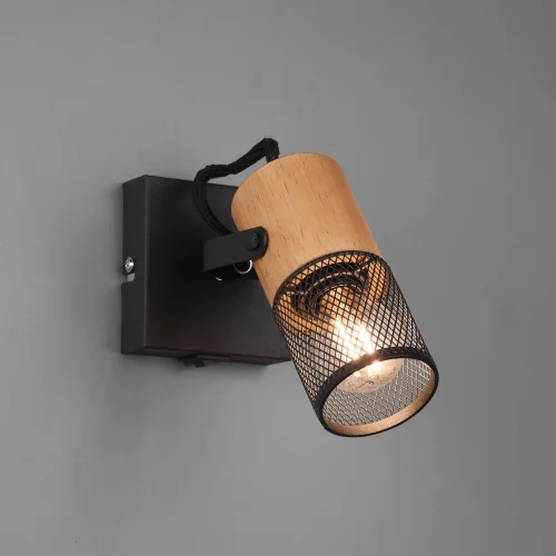 APLIQUE 1 LUZ METAL PRETO E14 MILLER APLIQUE 1 LUZ METAL PRETO E14 MILLER
