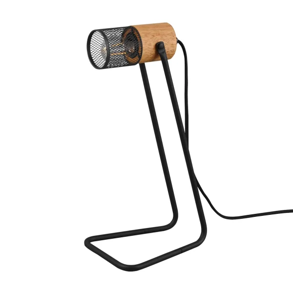 CANDEEIRO DE MESA DE METAL PRETO E14 MILLER