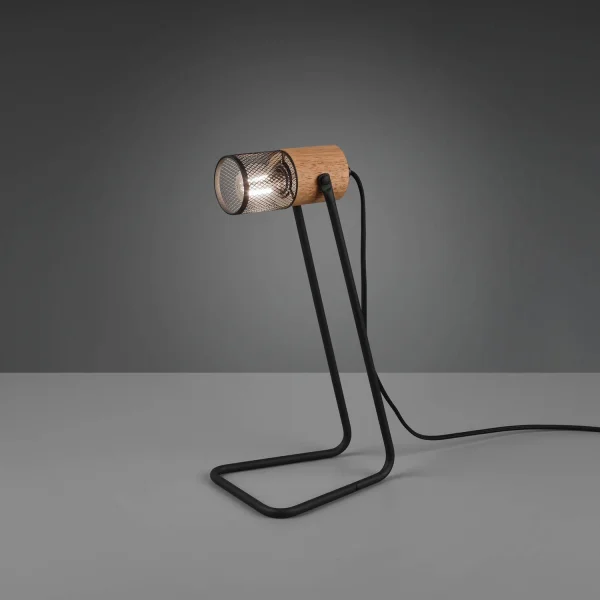 CANDEEIRO DE MESA DE METAL PRETO E14 MILLER