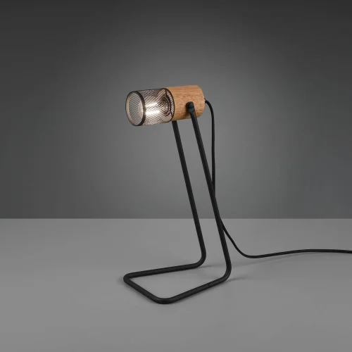 CANDEEIRO DE MESA DE METAL PRETO E14 MILLER