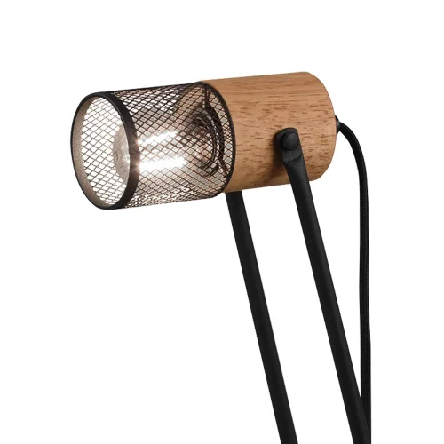 CANDEEIRO DE MESA DE METAL PRETO E14 MILLER