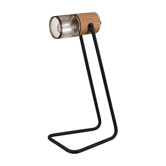 CANDEEIRO DE MESA DE METAL PRETO E14 MILLER 2