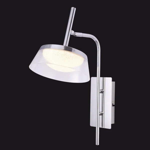 CANDEEIRO DE PAREDE LED 9W 4000K AÇO CROMADO ATENEA CANDEEIRO DE PAREDE LED 9W 4000K AÇO CROMADO ATENEA