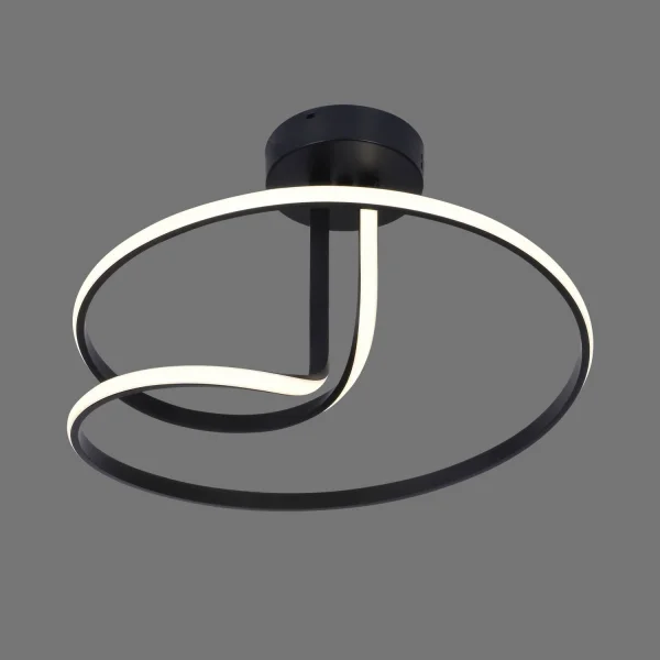 CANDEEIRO DE TETO LED 47W 4000K REGULÁVEL PRETO OLIMPO