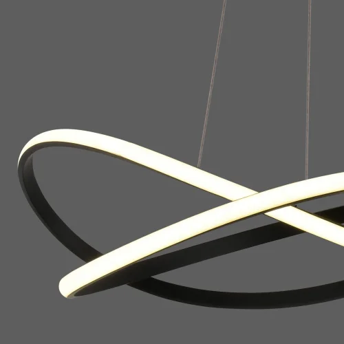 CANDEEIRO DE TETO LED 60W 4000K DIMÁVEL PRETO OLIMPO