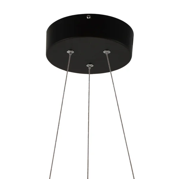 CANDEEIRO DE TETO LED 60W 4000K DIMÁVEL PRETO OLIMPO