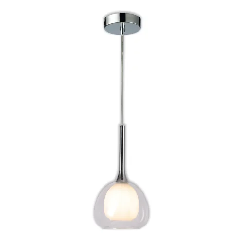 CANDEEIRO DE TETO 1 LUZ  VIDRO TRANSPARENTE EXTERIOR BRANCO INTERIOR Ø16,5 NOLINA CANDEEIRO DE TETO 1 LUZ  VIDRO TRANSPARENTE EXTERIOR BRANCO INTERIOR Ø16,5 NOLINA