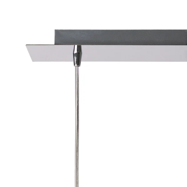 CANDEEIRO DE TETO 4 LUZES VIDRO EXTERIOR ÂMBAR INTERIOR FUMÉ NOLINA