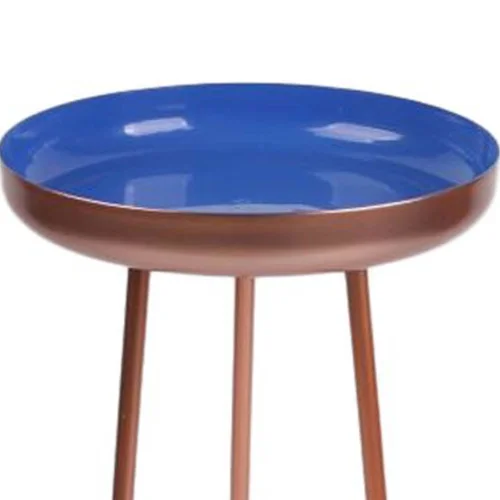 MESA APOIO AZUL METAL CRISTEL