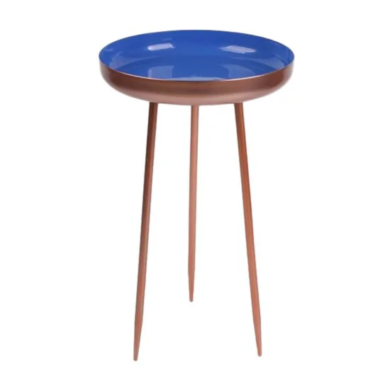 MESA APOIO AZUL METAL CRISTEL