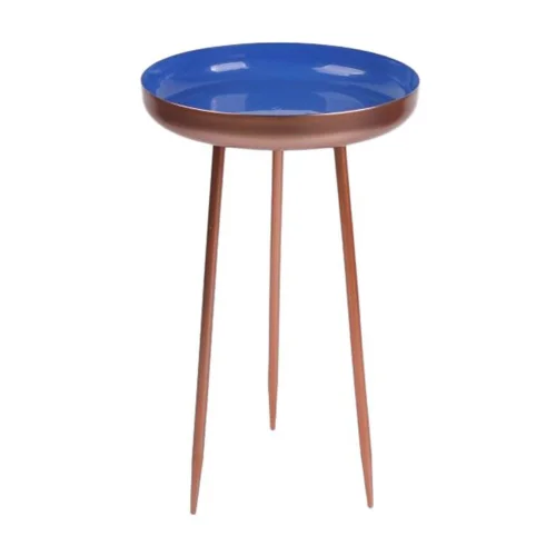 MESA APOIO AZUL METAL CRISTEL