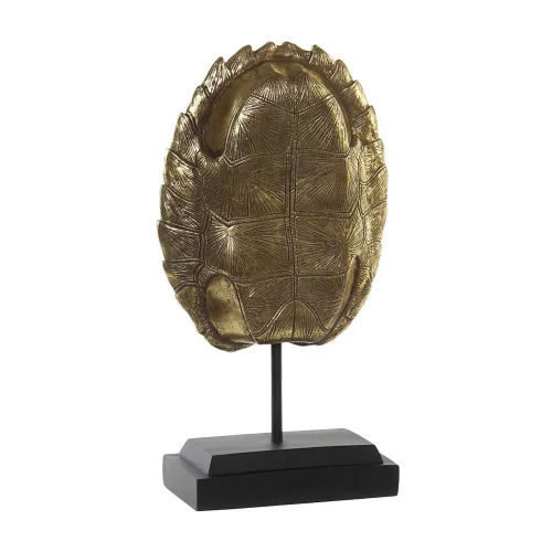 FIGURA RESINA CAPARAZON DORADO ENVEJECIDO