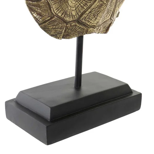 FIGURA RESINA CAPARAZON DORADO ENVEJECIDO