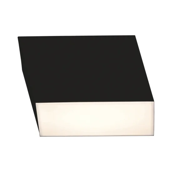 SUPERFÍCIE QUADRADO FIXO LED 10W 4000K PRETO