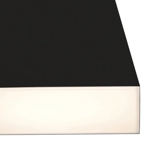 SUPERFÍCIE QUADRADO FIXO LED 10W 4000K PRETO 2