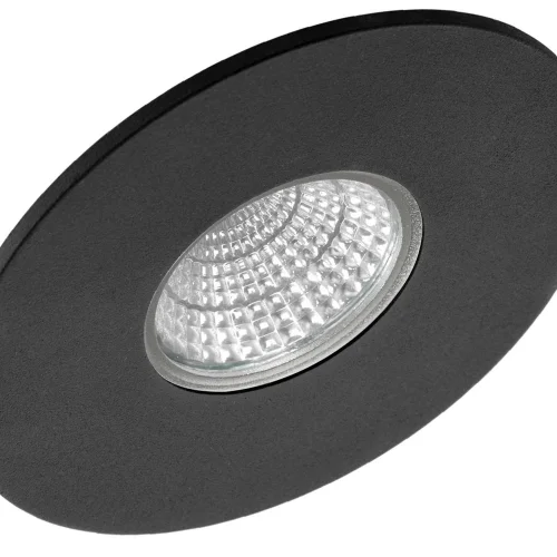 RECESSO DE ENCASTRAR Ø10,5 GU10 PRETO IP20