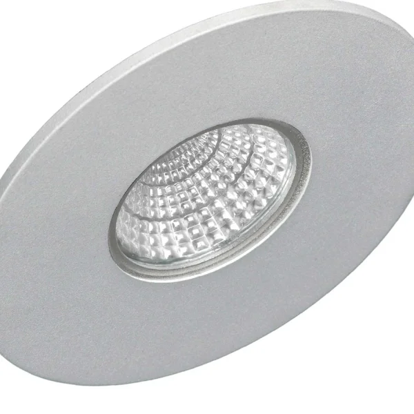 RECESSO DE ENCASTRAR Ø10,5 GU10 PRATA IP20