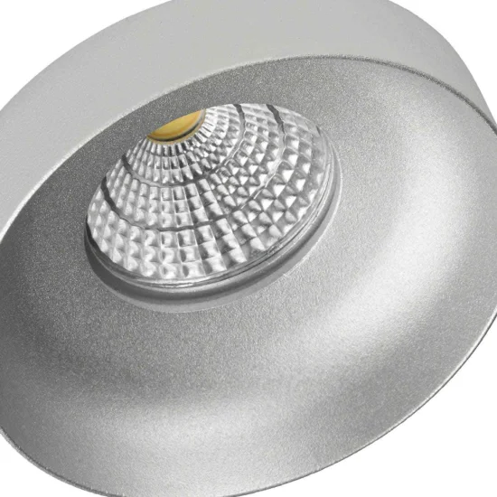 RECESSO DE ENCASTRAR Ø 9 CM GU10 BRANCO-PRATA IP20 2