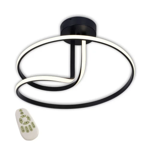 CANDEEIRO DE TETO LED 47W 4000K REGULÁVEL PRETO OLIMPO