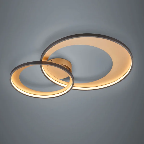 PLAFÓN DE TECHO LED 36 W 3000K NEGRO BURGESS