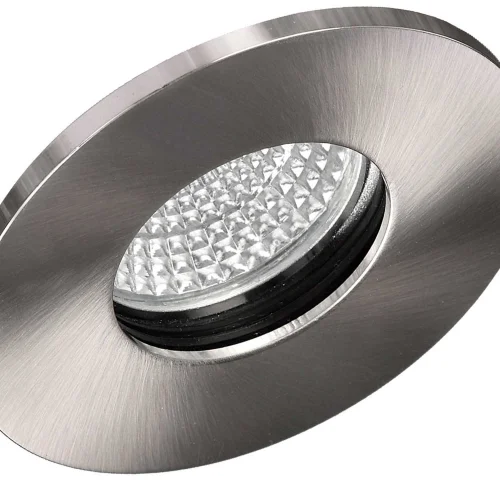 HOLOFOTES EMBUTIDOS Ø 8,5 CM GU10 NÍQUEL CETIM IP54