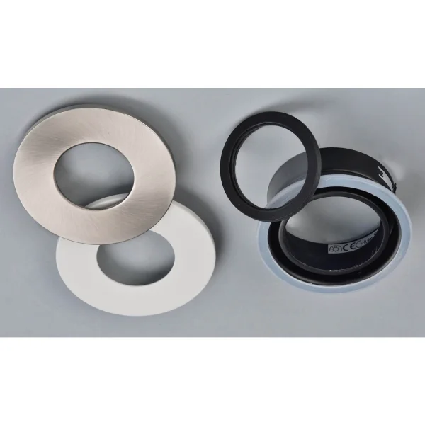 HOLOFOTES EMBUTIDOS Ø 8,5 CM GU10 NÍQUEL CETIM IP54