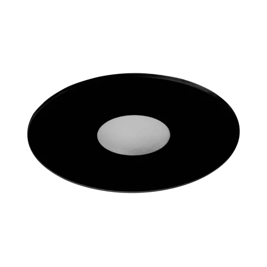 HOLOFOTE REBAIXADO METACRILATO PRETO BRILHANTE IP20