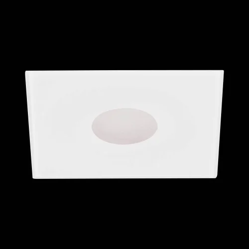 HOLOFOTE DE VIDRO QUADRADO DE VIDRO BRANCO CEGO BRILHO IP20