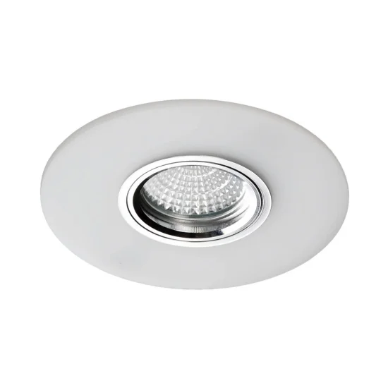 METHACRILATO DE RECESSO DE LUZ DE SPOTLIGHT REVERSIVEL MATE BRANCO/BRILHO GU10