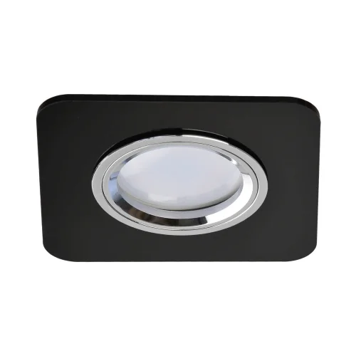 METACRILATO DE RECESSO QUADRADO DE METACRILATO REVERSÍVEL PRETO MATE/BRIGHT GU10