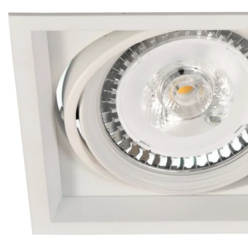 ANEL DUPLO GIRATÓRIO RECTANGULAR REBAIXADO QR-111 BRANCO MATE