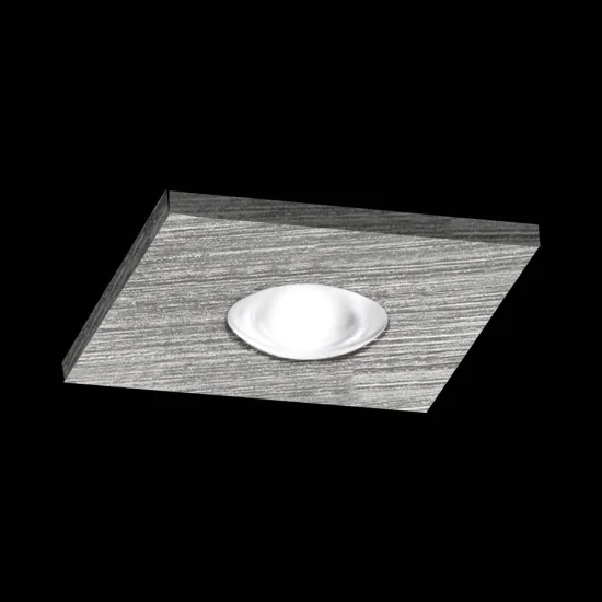 ALUMÍNIO DE 3W 6000K DE ALUMÍNIO DE LED QUADRADO ENCASTRÁVEL 2