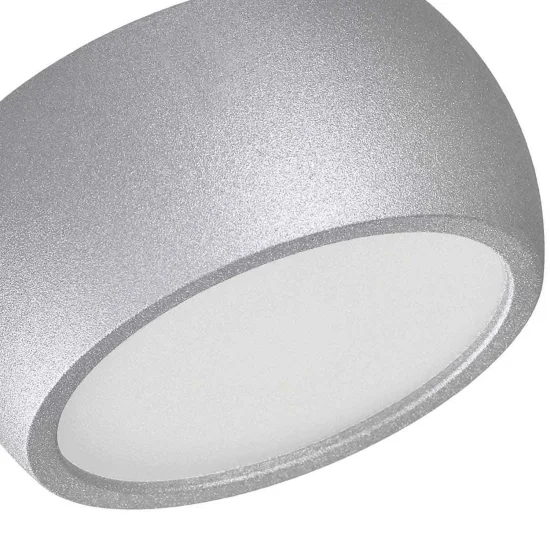 HOLOFOTES DE SUPERFÍCIE DE CHUMBO 7W 3000K PRATA 2