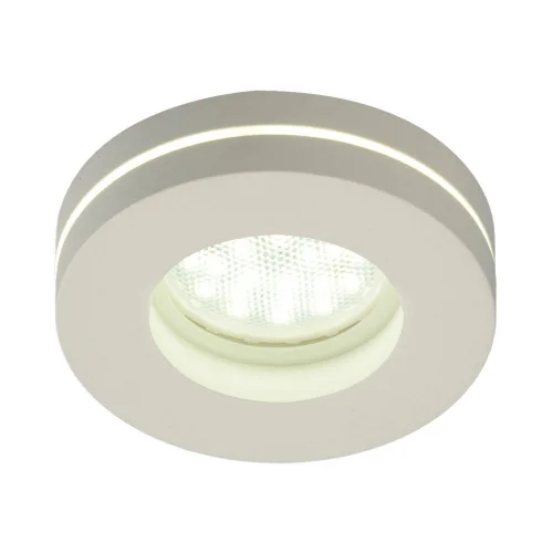 MECANIZADO ENCASTRÁVEL COM LUZ LATERAL REDONDA GU10 BRANCO REDONDO