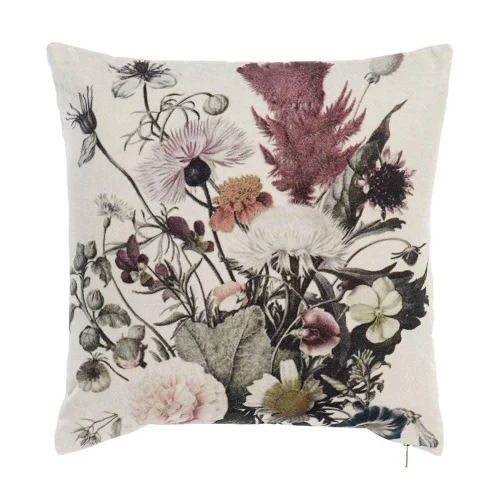 ALMOFADA DE ALGODÃO 450 GR FLORES MULTICOR