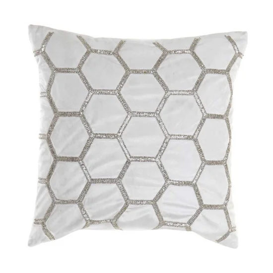 ALMOFADA DE POLIÉSTER 676 GR DE VELUDO AMARELO