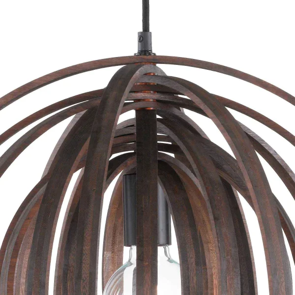 CANDEEIRO DE TECTO GUIM MADEIRA CASTANHA