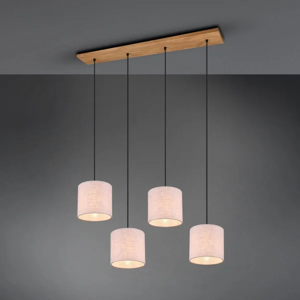 LÂMPADA DE TECTO 4 LUZES E27 VALDEMAR