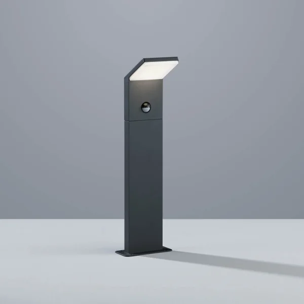 BALIZA DE LED EXTERIOR 9 W 3000K ANTRACITE COM SENSOR IP54 50 CM CROCUS