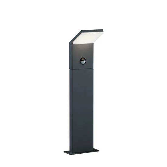 BALIZA DE LED EXTERIOR 9 W 3000K ANTRACITE COM SENSOR IP54 50 CM CROCUS