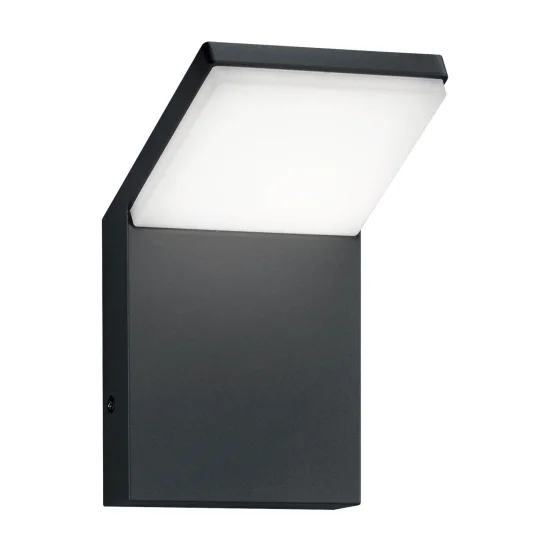 CANDEEIRO DE PAREDE EXTERIOR LED 9 W 3000K ANTRACITE IP54 CROCUS